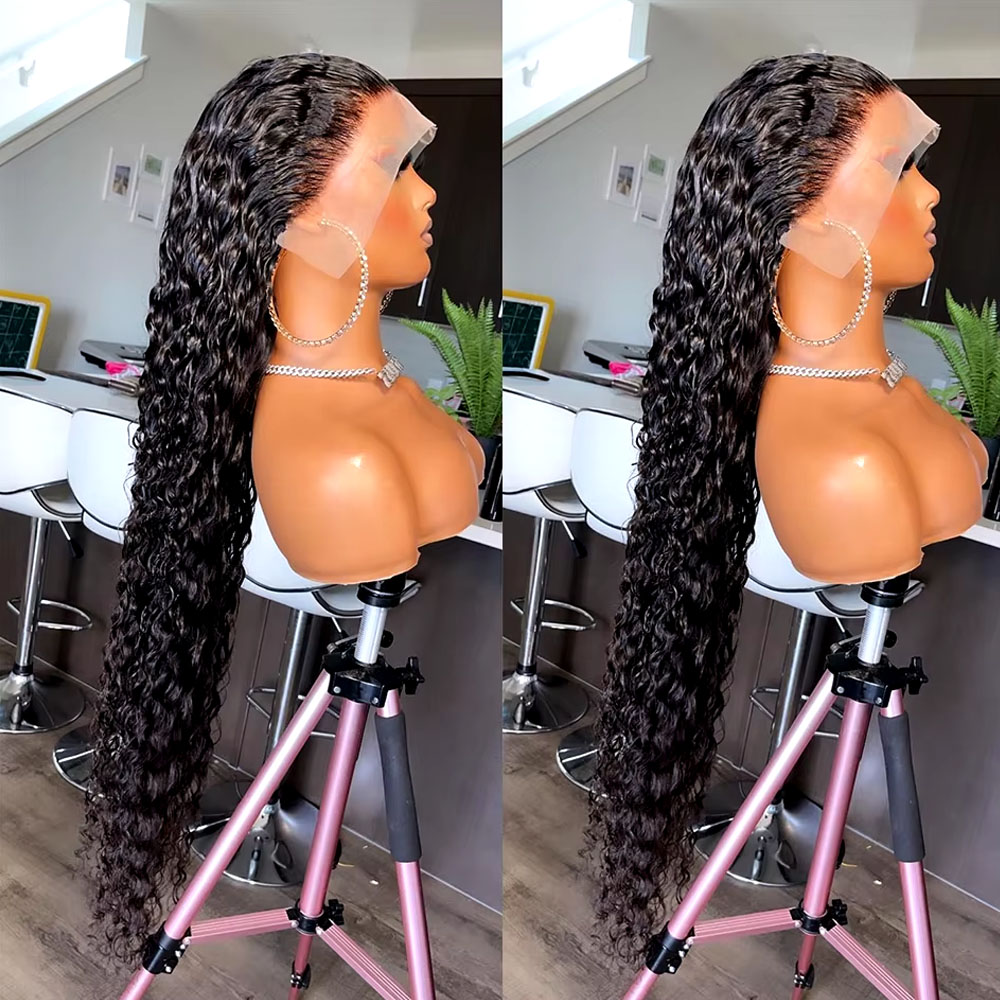 Lace Front Wig - 42 Inch Brazilian Virgin Human Hair