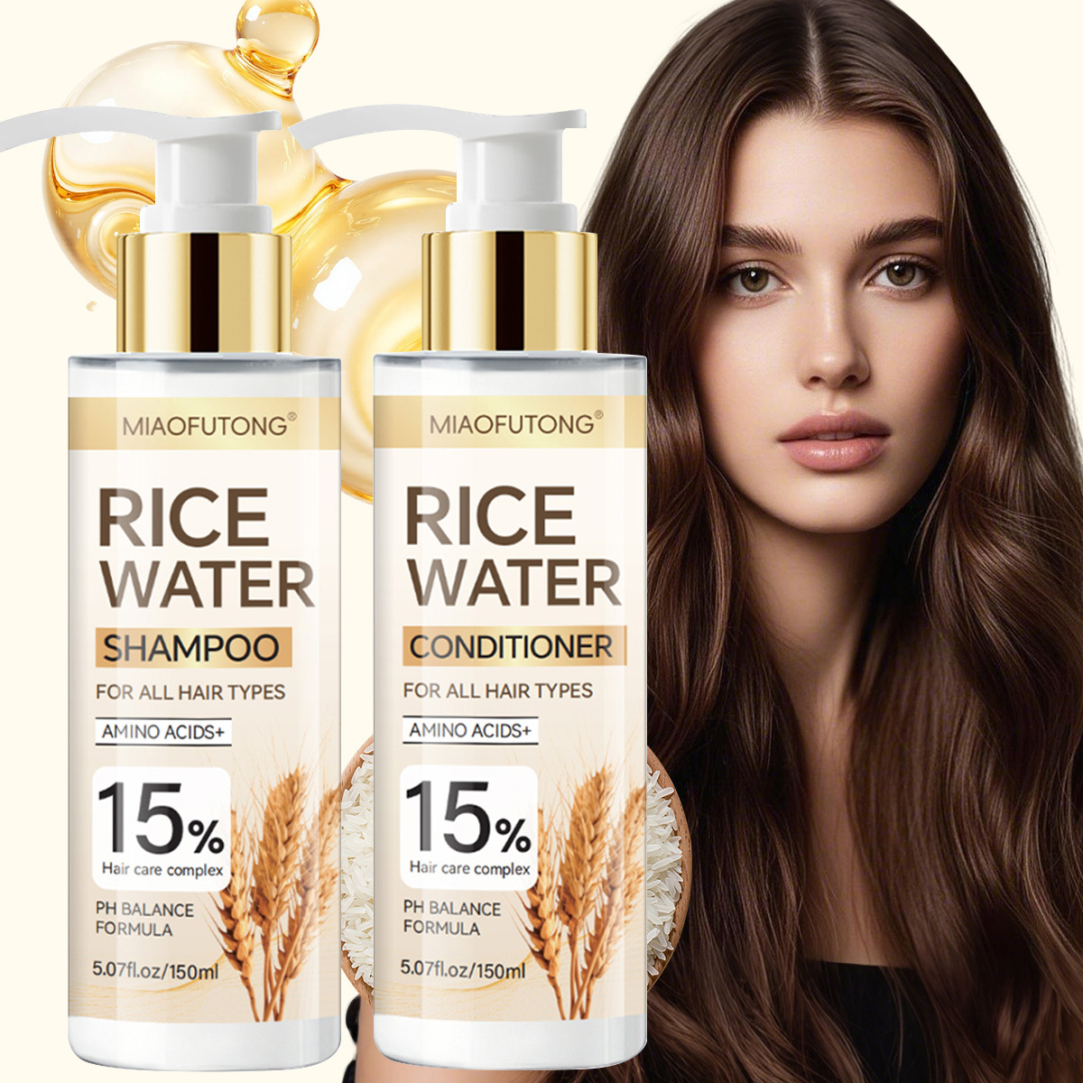 Rice Water Shampoo Conditioner - đánh giá và giá Hair Care With Rice Water