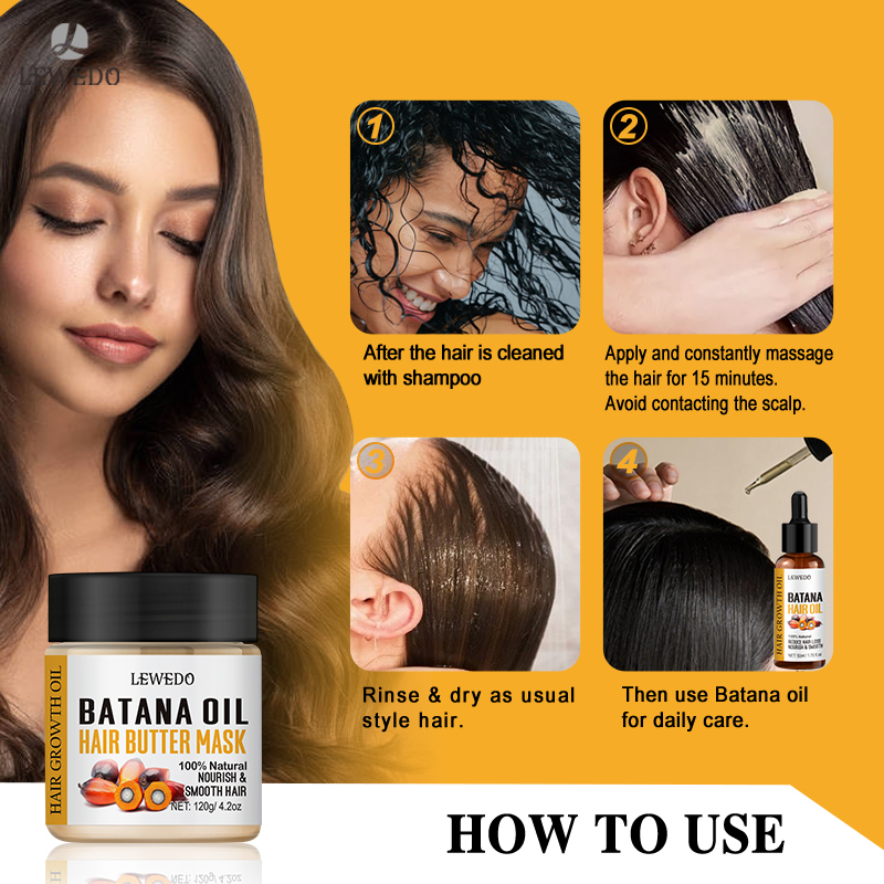 LEWEDO Batana Oil Hair Growth  - đánh giá và giá Hair Care Essence Oil