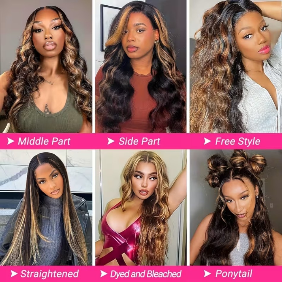 Body Wave Lace Front Wig Highl - đánh giá và giá Lace Front Wig