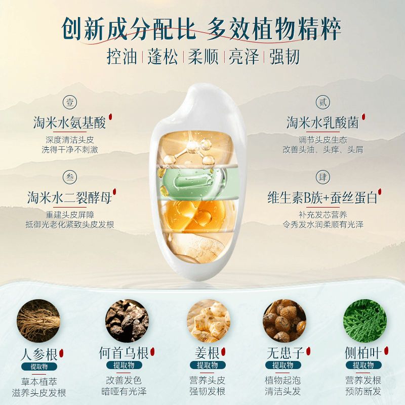 Changfa Xiaozhai Rice Water Sh - đánh giá và giá Hair Care With Rice Water